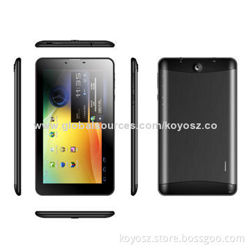 7" Android Tablet PC with 2G/3G/4G SIM Card, Phone Call Function, 1024*600 Capacitive, Wi-Fi, GPS